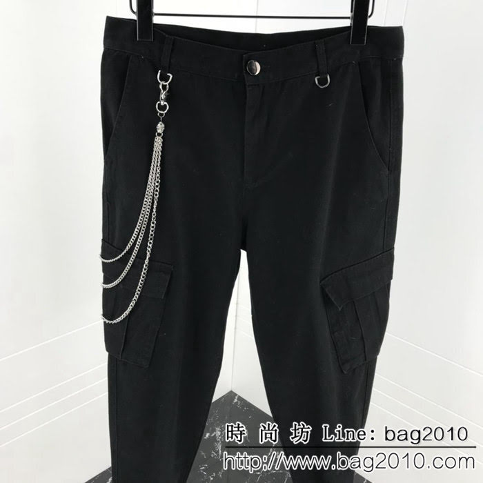 MMJMASTERMIND WORLD 2018FW 限量款 骷髏刺繡 工裝多袋褲 ydi1499